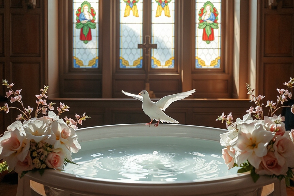 white dove baptism symbolism