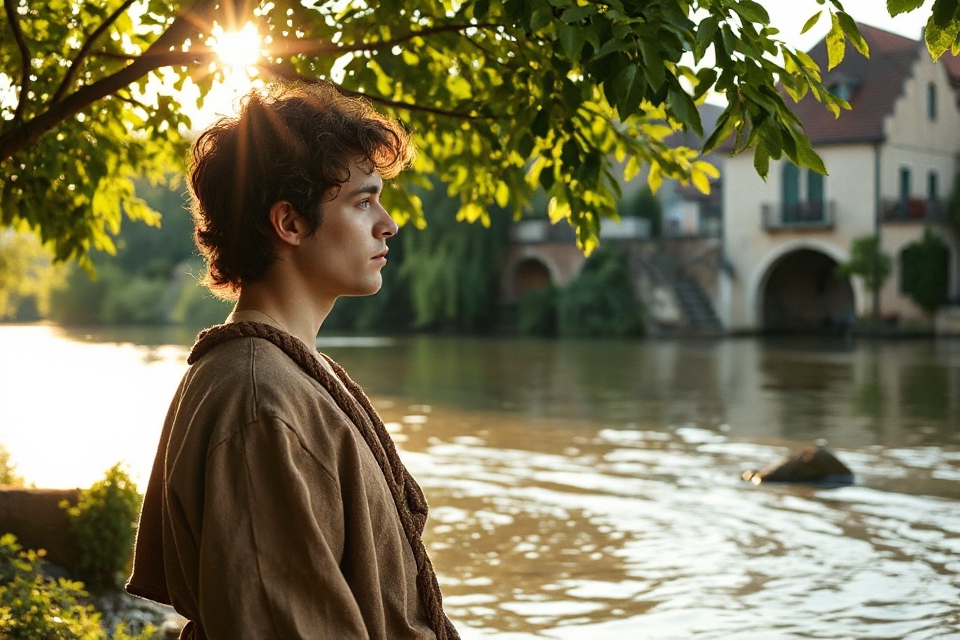 zacchaeus river stock photo