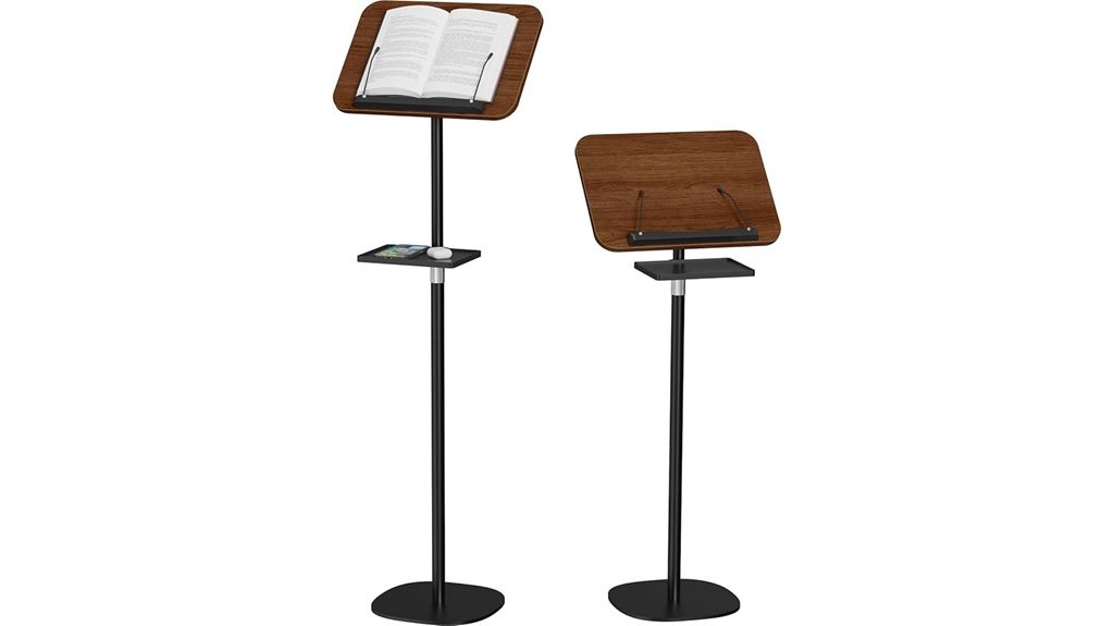 adjustable book display stand