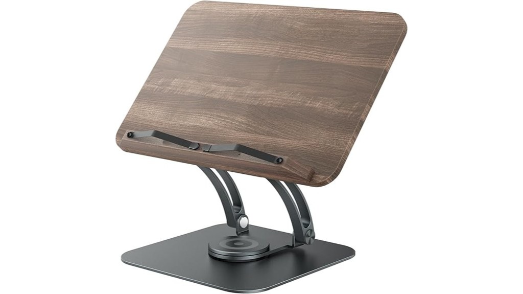 adjustable swivel book stand