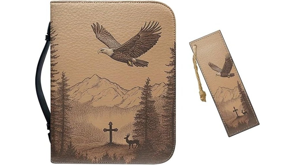 bald eagle deer bible case