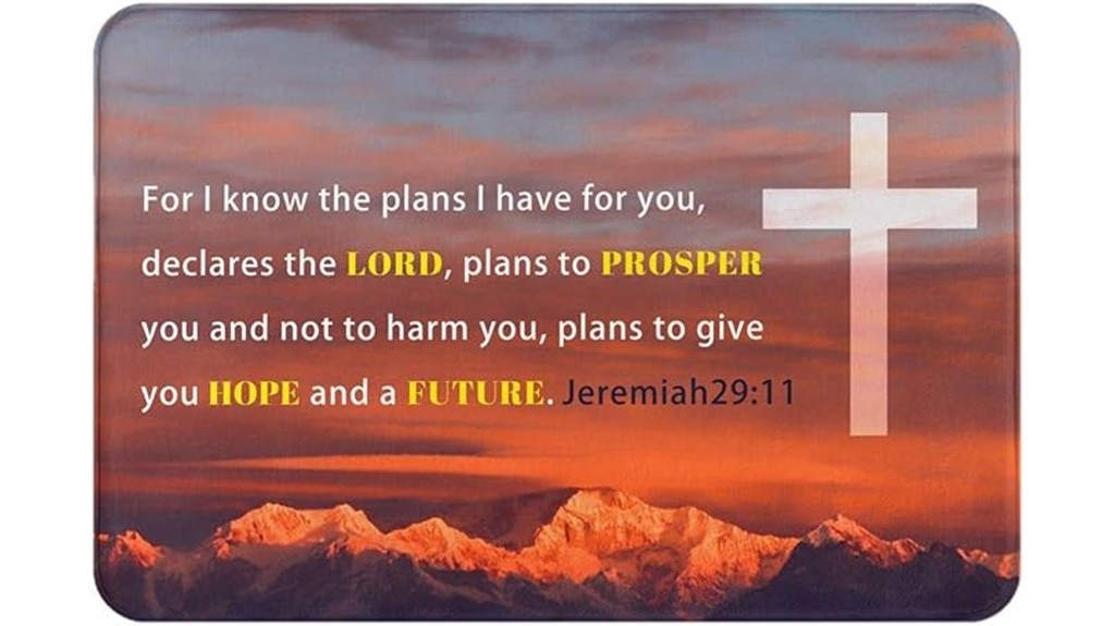 bible verse prayer mat