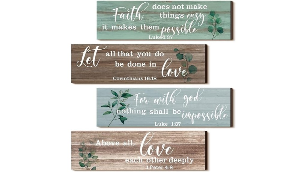 biblical wall art set