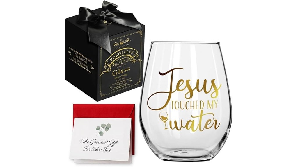 christian birthday gift glass