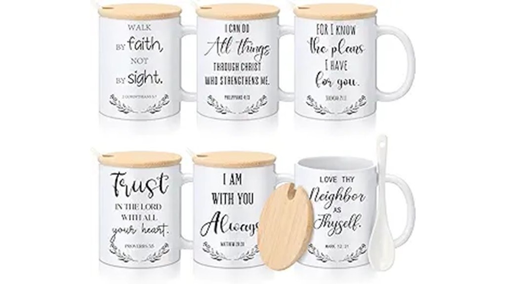 christian coffee mug set