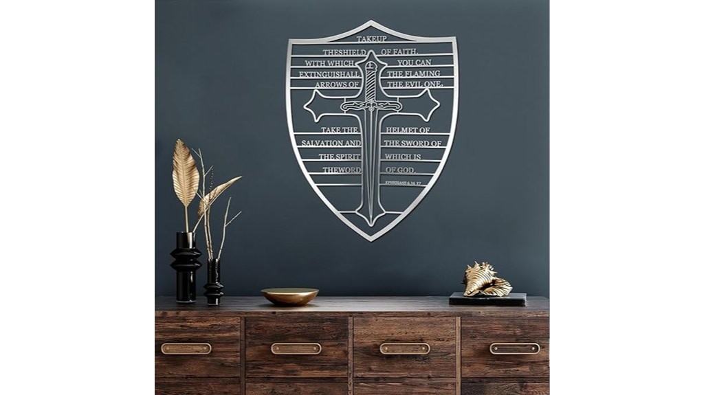 christian cross wall decor
