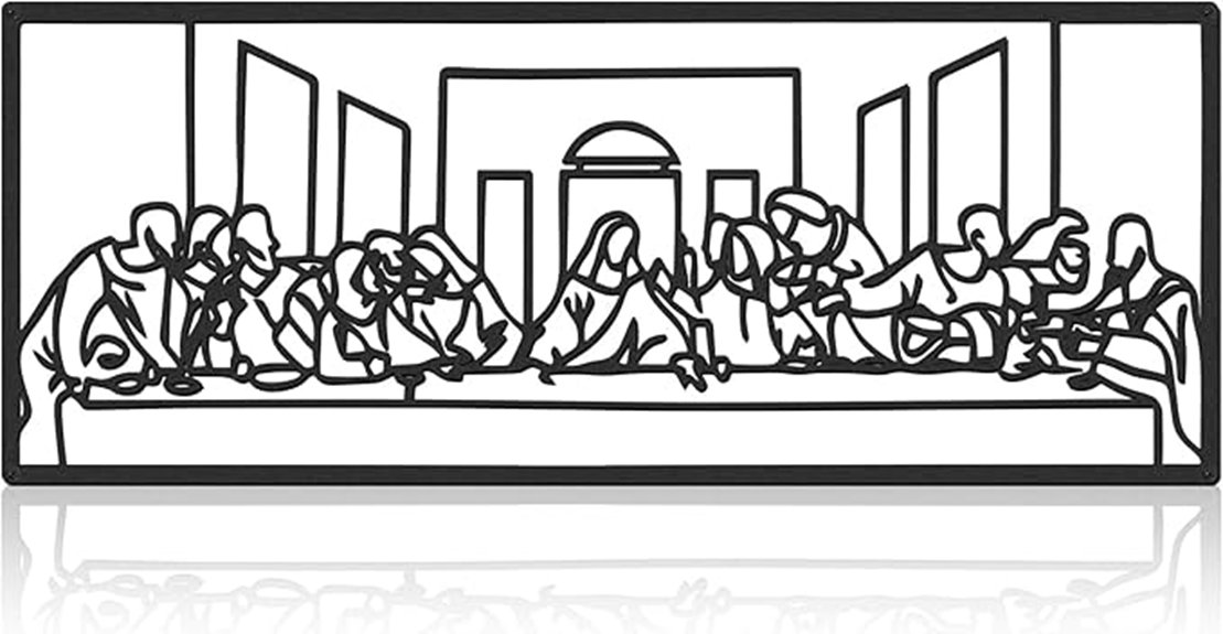 christian metal wall art