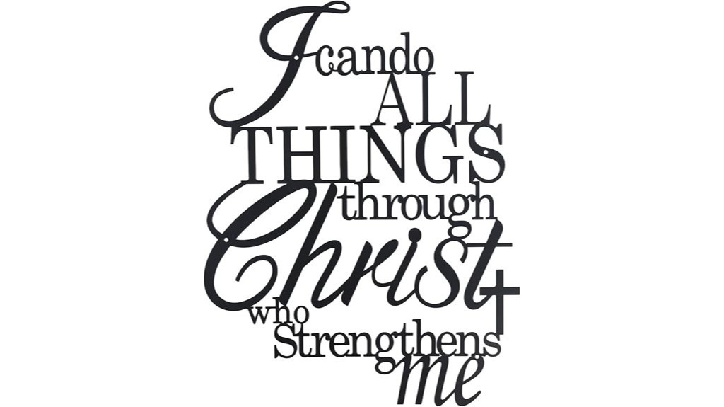 christian metal wall art