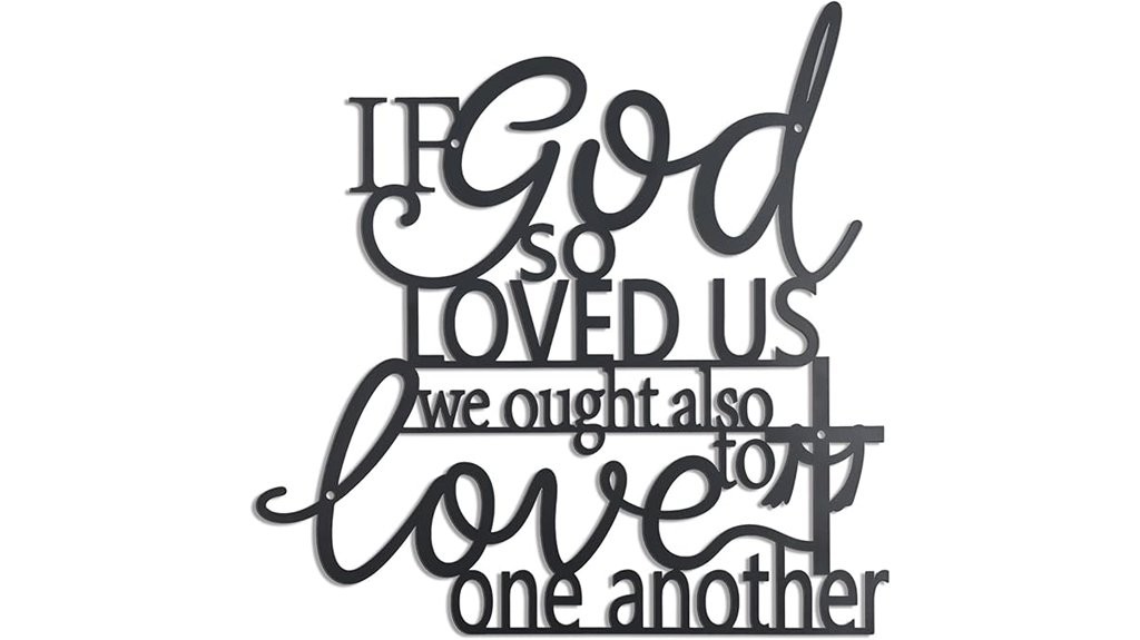 christian metal wall decor