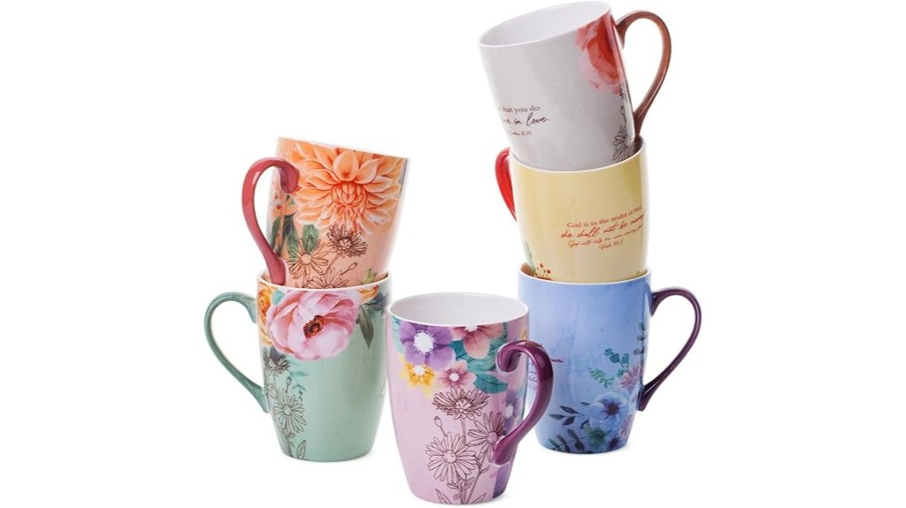 christian themed coffee cup set