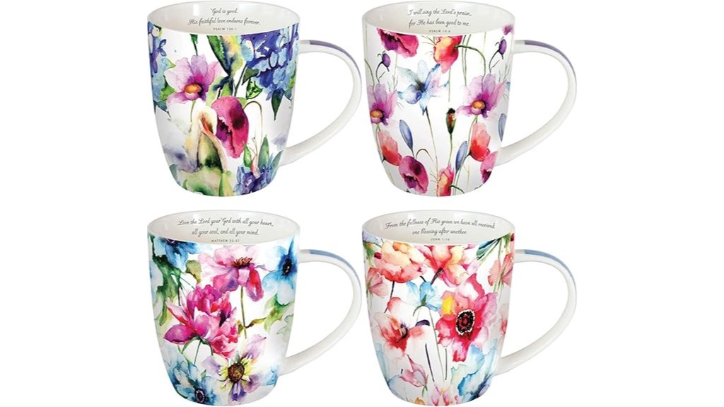 christian themed coffee mug set