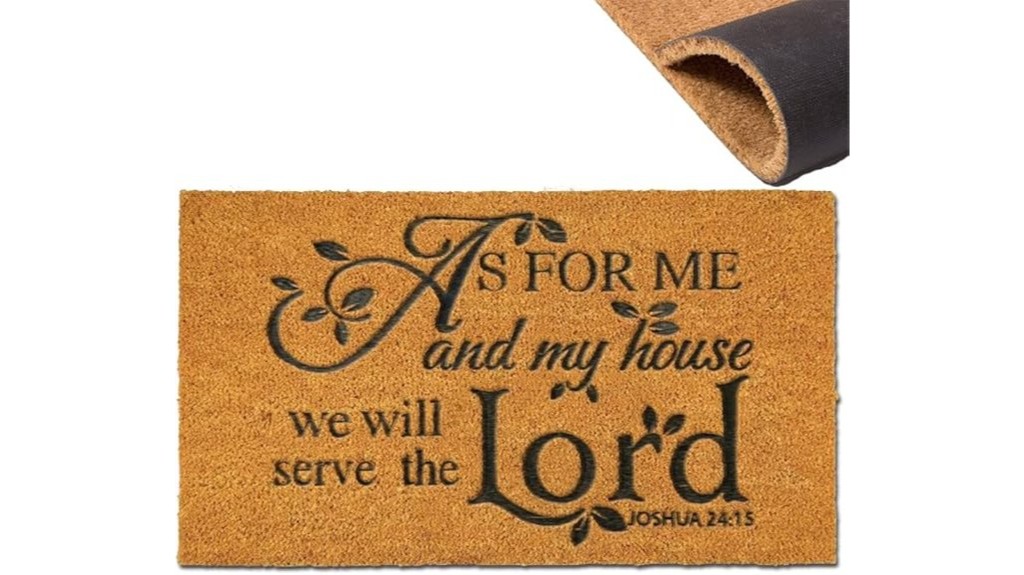 coir door mat entrance