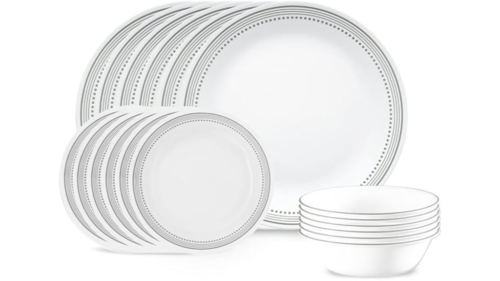 corelle 18 piece dinnerware set