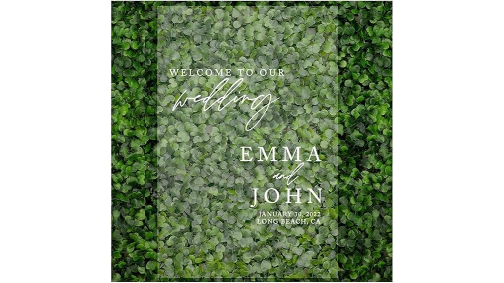 custom large welcome sign