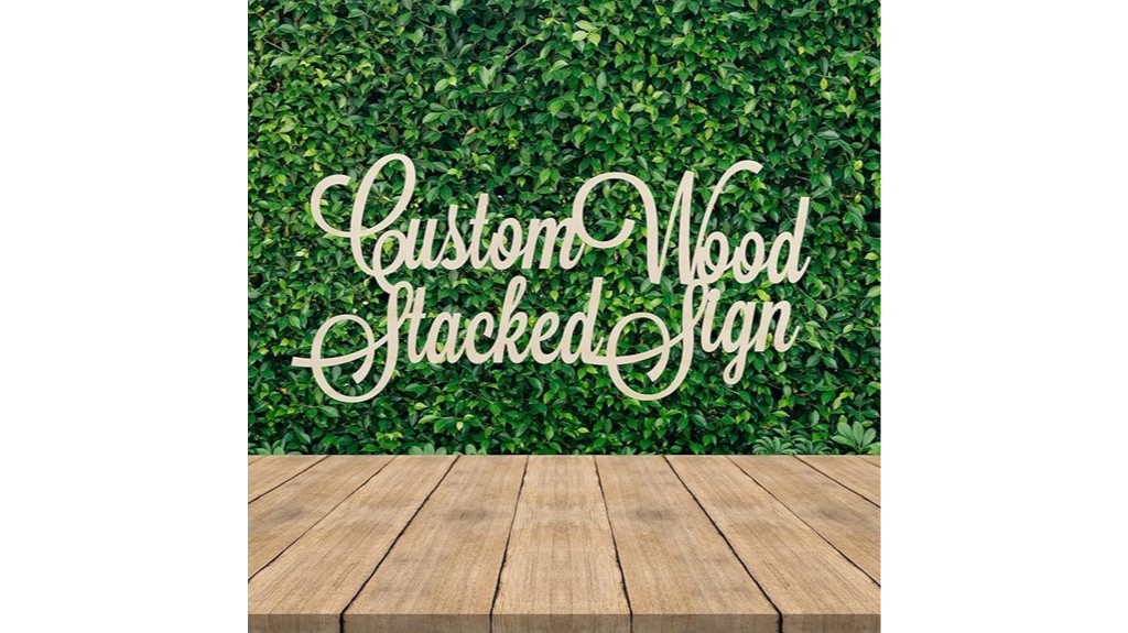 custom laser cut sign