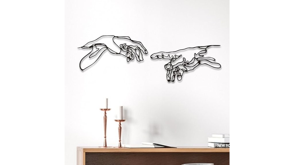 divine hands metal art