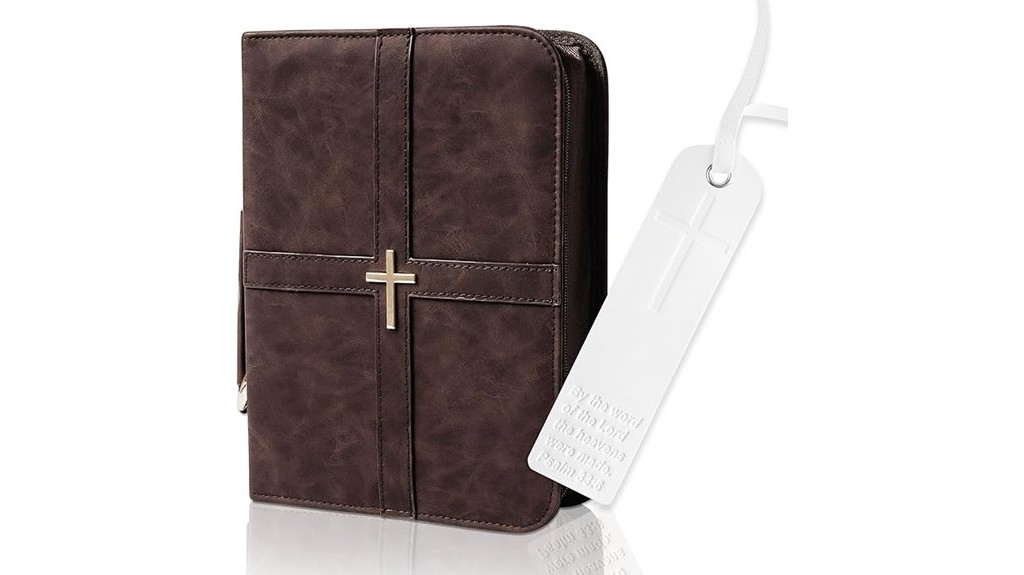 elegant brown leather cover