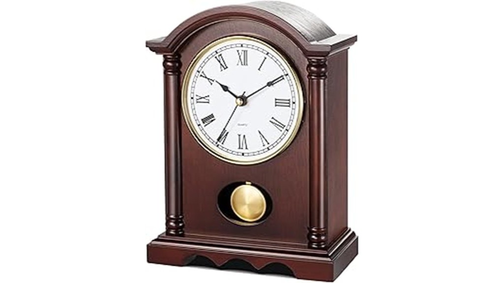 elegant mantel clock decor