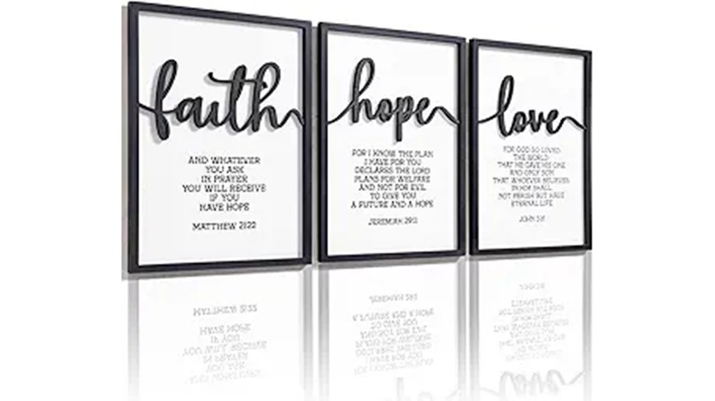 framed 3d wall decor