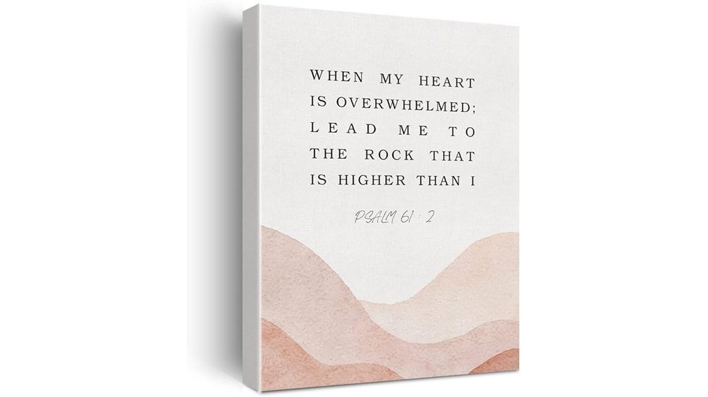 framed bible verse art