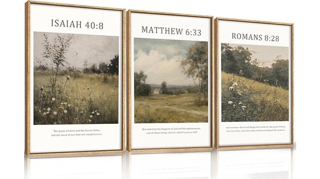framed christian scripture art