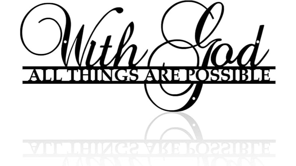 god s possibilities wall decor