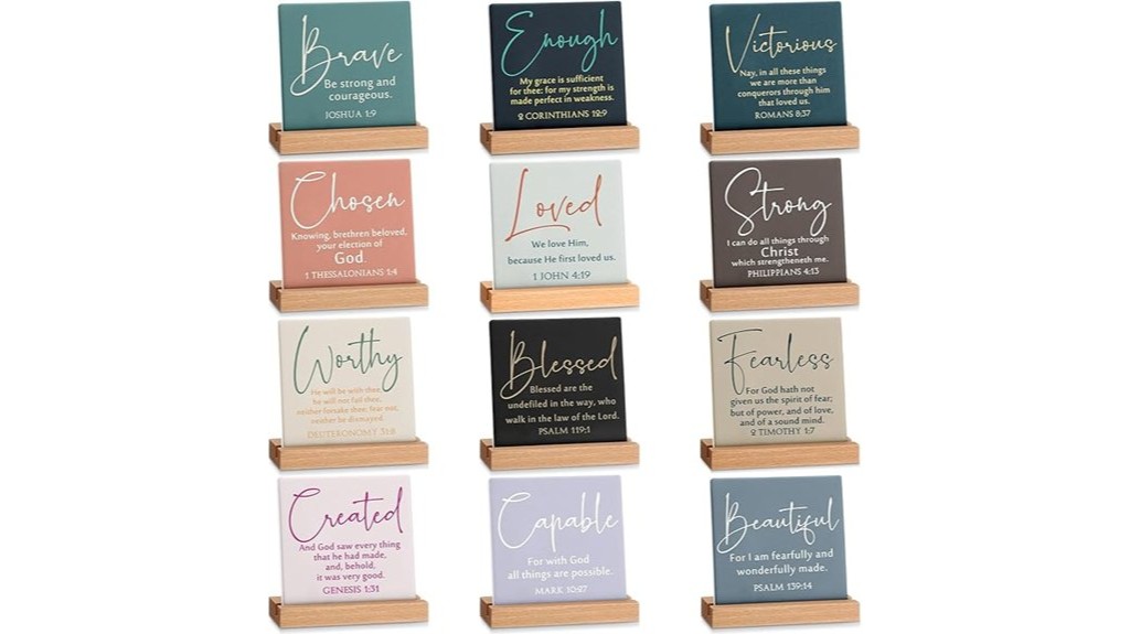 inspirational ceramic desk decor