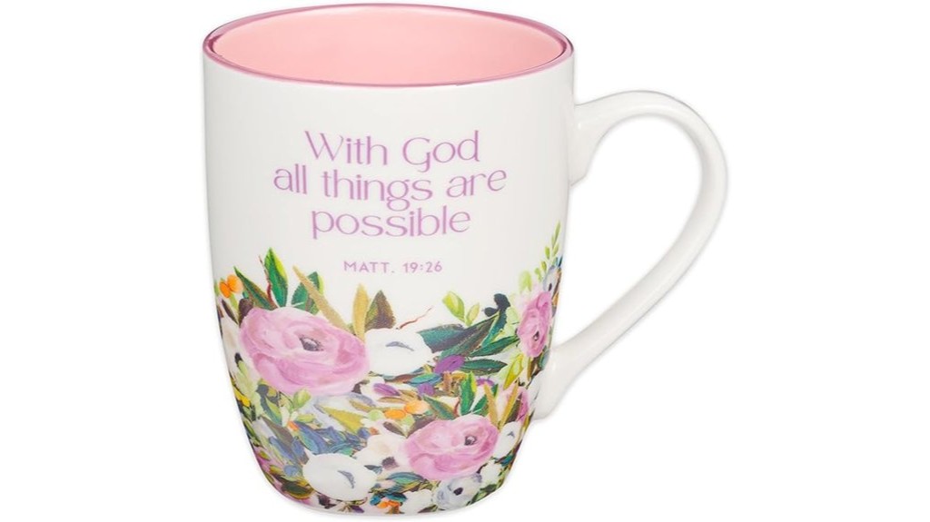 inspirational ceramic mug women