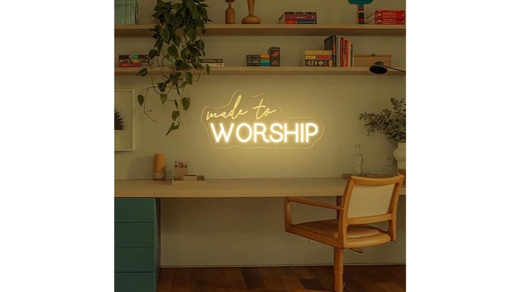inspirational led wall art