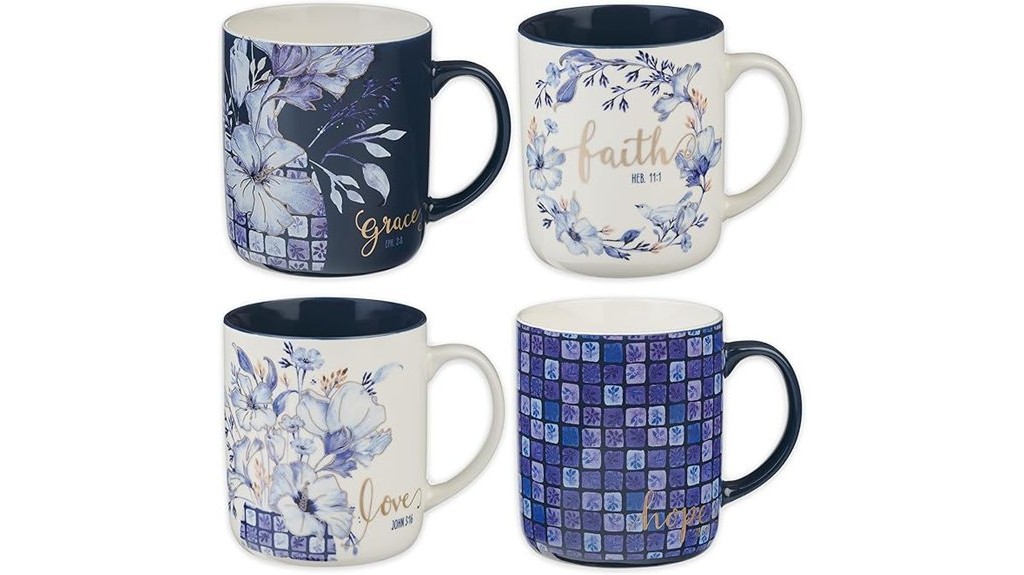 inspirational scripture mug set