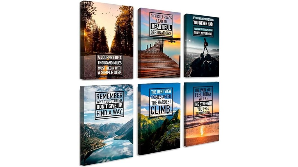 inspirational wall art set