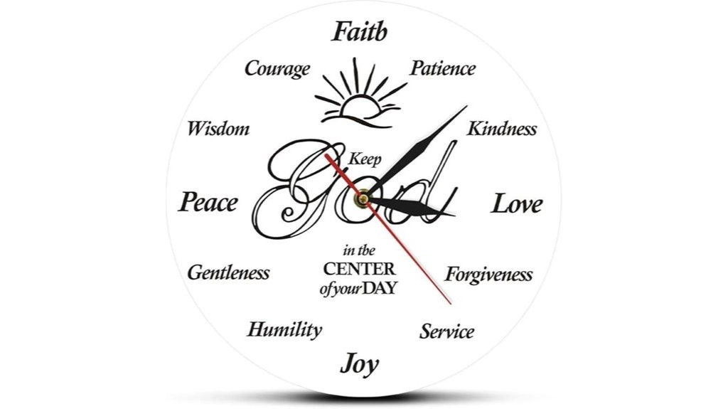 inspirational wall clock design