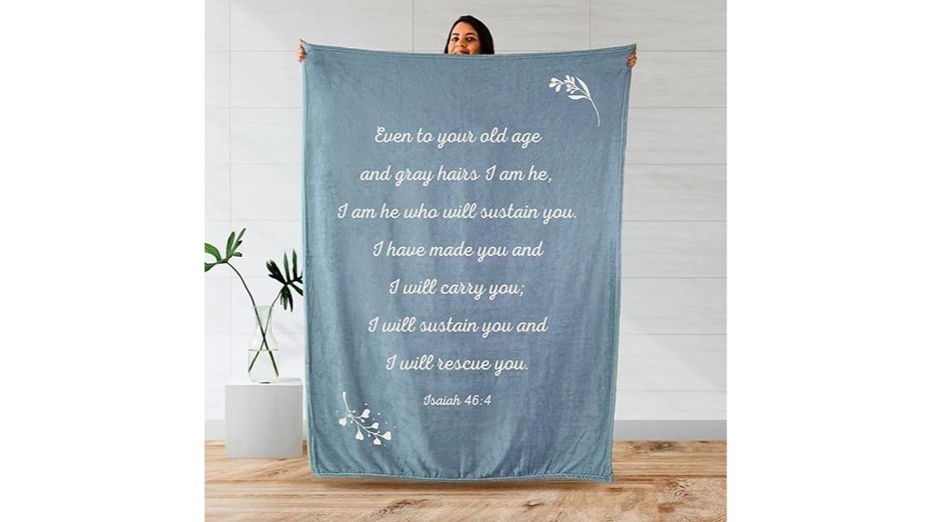 isaiah 46 4 scripture blanket