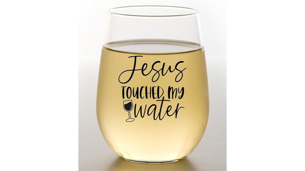 jesus wine glass gift
