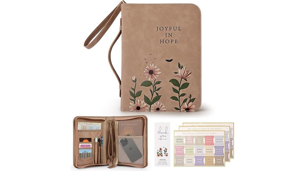 leather bible cover case