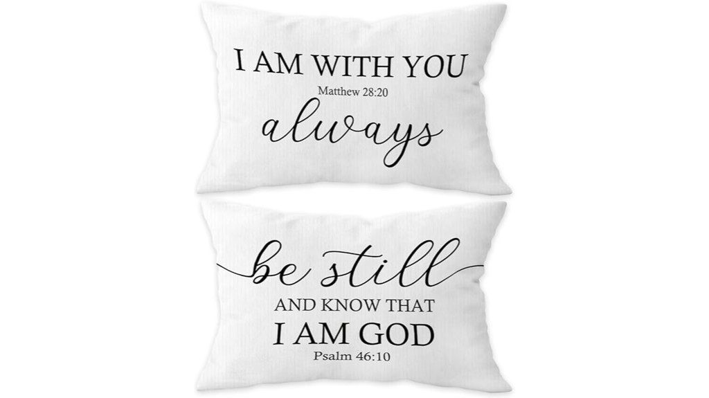 matthew 28 20 pillow covers