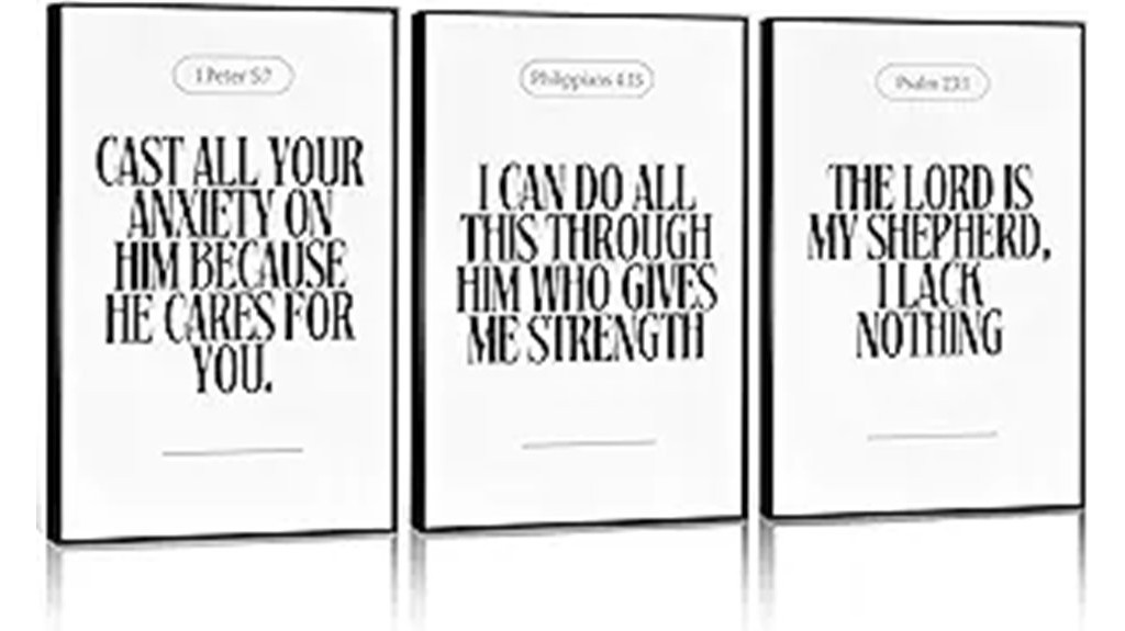 neutral christian wall art