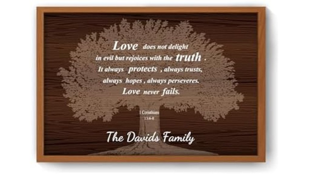 personalized scripture wall art