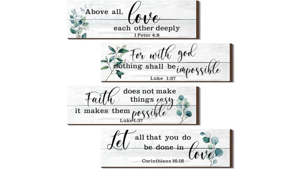 rustic christian wall decor