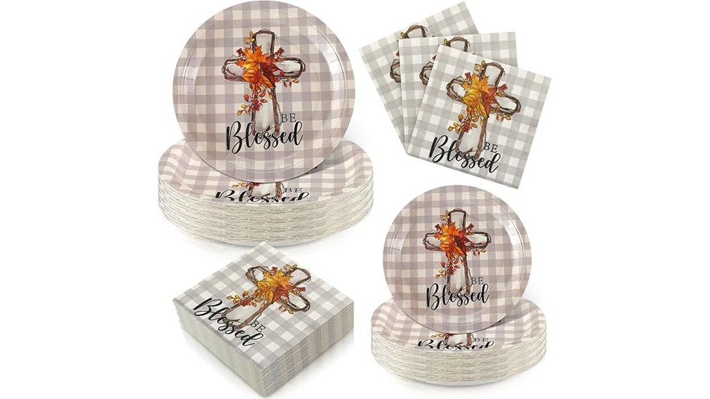 thanksgiving tableware napkins set