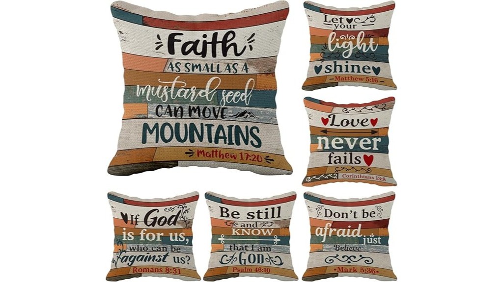 vintage scripture pillow cases