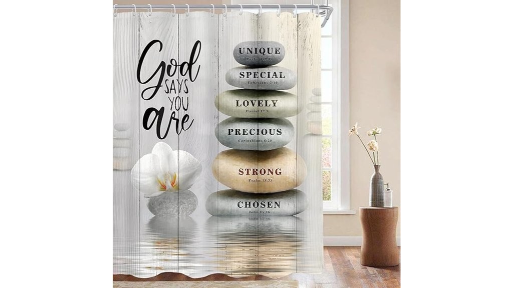 zen bible verse curtain